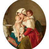 Antonie Volkmar. Italian with Both of Her Children - photo 1