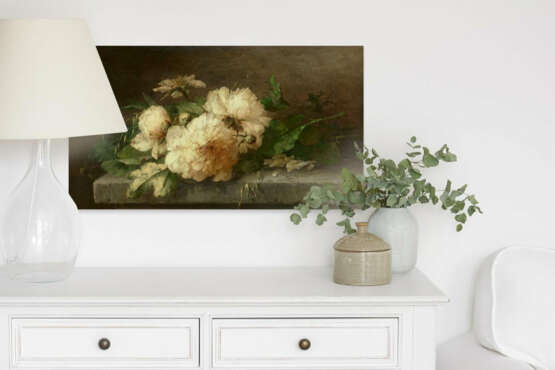Margaretha Roosenboom. Still Life with Peonies on a Stone Slab - photo 4