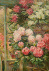 Helene Petraschek-Lange. Rhododendron in Royal Winter Garden in Munich