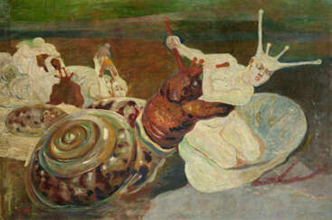 Leo Putz. Snail fight