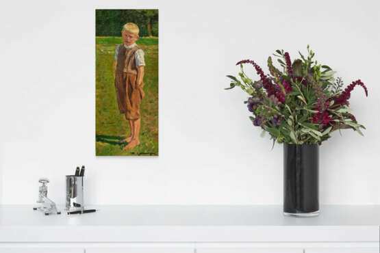 Friedrich Kallmorgen. Portrait of a Barefooted Boy - photo 4