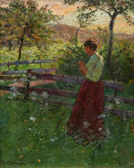 Friedrich Kallmorgen. Female Reaper