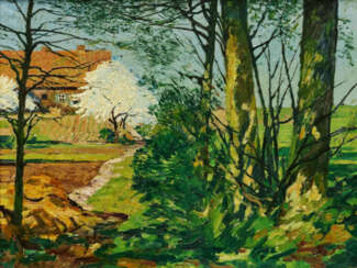 Max Clarenbach. Cherry Blossom in Wittlaer