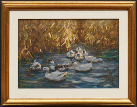 Alexander Max Koester. Ducks in Glowing Autumn Reed - фото 2