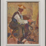 Hans Lindner. Portrait of the Painter Heinrich von Zügel, Lindner's Teacher, in Front of the Easel - Foto 2