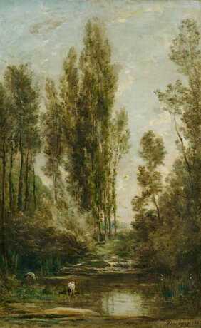 Charles Francois Daubigny. L'Etang aux Hérons - фото 1