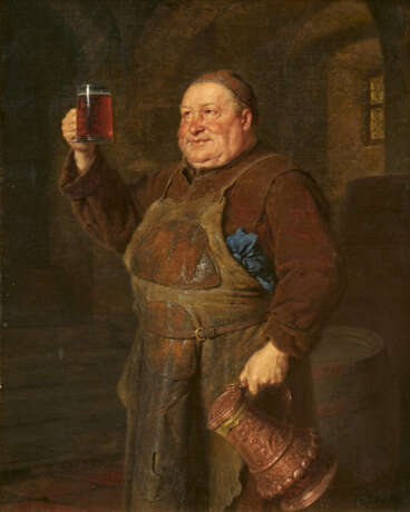 Eduard von Grützner. Monk with Beer Jug - photo 3