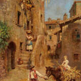 Francesco Bergamini. Italian Street Scene - photo 1