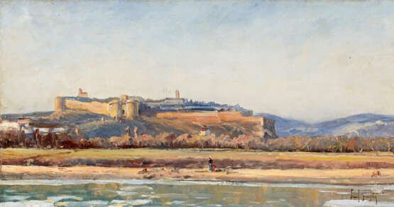 Paul Guigou. The Rhein by Villeneuve-les-Avignon - Foto 1 Paul Guigou. The Rhein by Villeneuve-les-Avignon - Foto 1