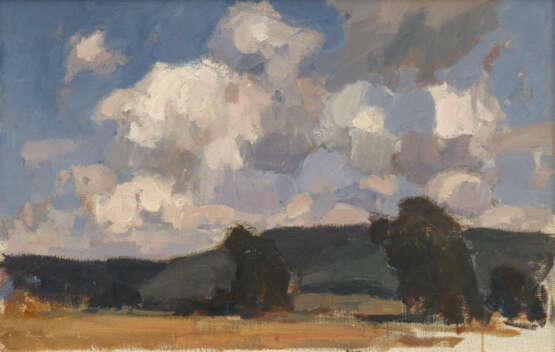 Otto Ubbelohde. Landscape with Wide Cloudy Sky - фото 1