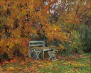 Otto Ubbelohde. Garden in Grossfelden