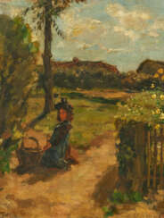 Wilhelm de Zwart. Girl in Garden