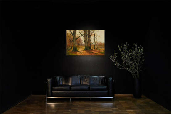 Walter Moras. Autumn Forest by the Lakeshore - Foto 4