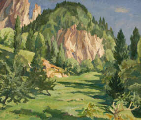 Max Clarenbach. Summer High Mountain Forest