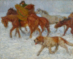 Hugo Friedrich Hartmann. In The Snowstorm