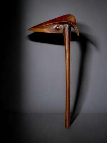 Rare Kanak kagu Wooden Bird Beak Puzzle New Caledonia 19th Century Лакированное дерево 19th century г. - фото 7