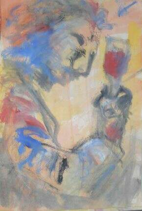 Доброе вино Papier Technique mixte Абстрактный субъективизм Image thématique - photo 1