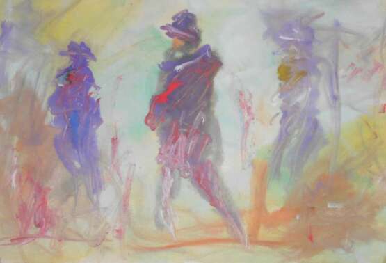 Доброе вино Papier Technique mixte Абстрактный субъективизм Image thématique - photo 3