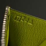 Hermès "Béarn Soufflet" Brieftasche aus hellgrünem… - Foto 6