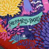 Hermès Seiden Carré "Dans un jardin anglais", viel… - Foto 3