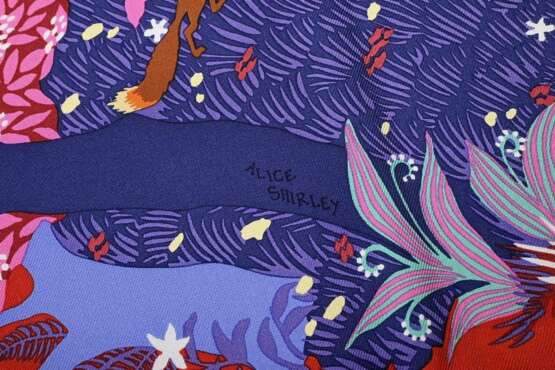 Hermès Seiden Carré "Dans un jardin anglais", viel… - Foto 5 Hermès Seiden Carré "Dans un jardin anglais", viel… - Foto 5