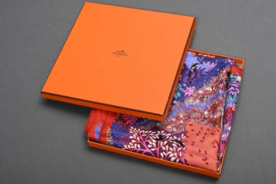 Hermès Seiden Carré "Dans un jardin anglais", viel… - Foto 6 Hermès Seiden Carré "Dans un jardin anglais", viel… - Foto 6