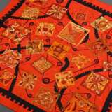 Hermès Seiden Carré "La mécenique des idées" in ro… - Foto 1