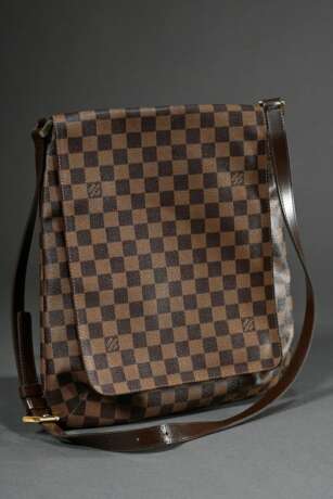 Louis Vuitton "Musette" in Damier Ebene Canvas, go… - Foto 1 Louis Vuitton "Musette" in Damier Ebene Canvas, go… - Foto 1
