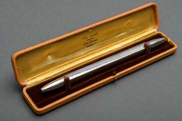 Patent pencil with ruler and blue and red coloured…