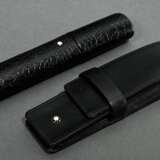 2 Various original black Montblanc cases: 1x embos… - photo 1