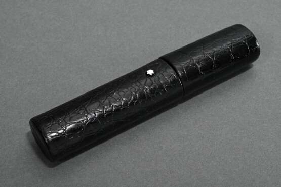 2 Various original black Montblanc cases: 1x embos… - photo 3 2 Various original black Montblanc cases: 1x embos… - photo 3