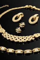 6 Teile Christian Dior Modeschmuck, Metall vergold…