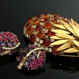 3 Pieces of vintage costume jewellery, cast metal … - photo 2