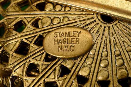 Vintage costume jewellery pin ‘Flower Basket’, cas… - photo 3