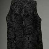 Black wide-tail waistcoat with leather buckle acro… - photo 3