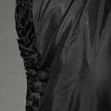 Black wide-tail waistcoat with leather buckle acro… - photo 4