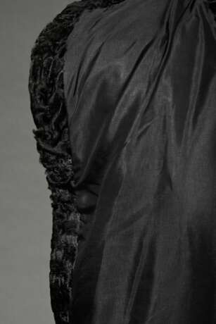 Black wide-tail waistcoat with leather buckle acro… - photo 4