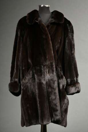 High-quality Blackglama mink short coat, modern cu… - фото 1