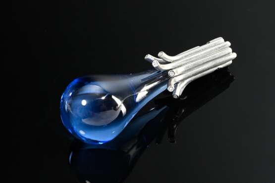 Futuristic Bunz platinum 950 pendant with large sy… - photo 1