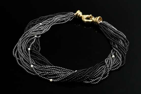 5 Various Wilm jewellery pieces: titanium necklace… - photo 2