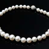 Südsee Zuchtperlen Collier mit Weißgold 750 Brilli… - Foto 1