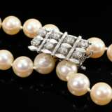 2 Teile Perlschmuck: Zuchtperlenkette mit integrie… - Foto 2