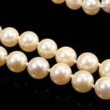 2 Teile Perlschmuck: Zuchtperlenkette mit integrie… - Foto 3