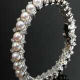 Elegantes Weißgold 750 Armband mit Zuchtperlen (Ø … - Foto 2