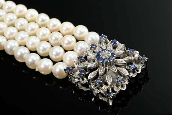 Classic four-row cultured pearl bracelet with 750 … - photo 2 Classic four-row cultured pearl bracelet with 750 … - photo 2