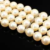 Four-row cultured pearl bracelet with simple white… - photo 2