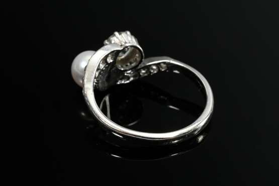 585 white gold ‘Toi et Moi’ ring with modified bri… - фото 3 585 white gold ‘Toi et Moi’ ring with modified bri… - фото 3