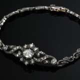 Antique delicate rose gold 585 bracelet with diamo… - photo 1