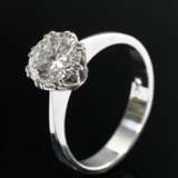 WG 750 ring with solitaire diamond (approx. 1.25 c… - фото 1