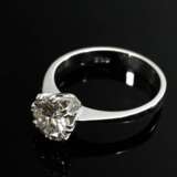 WG 750 ring with solitaire diamond (approx. 1.25 c… - фото 2